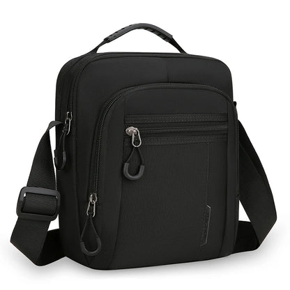 Men's Waterproof Shoulder Bag – Multi-Pocket Outdoor Crossbody