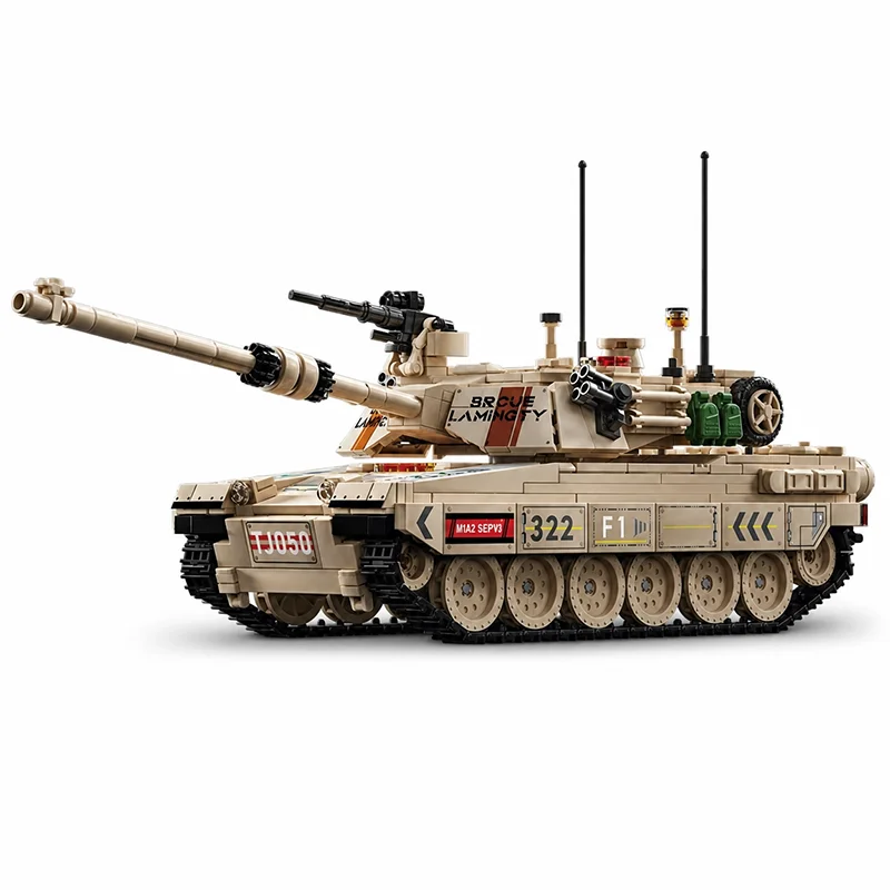 M1 Main Battle Tank MOC Building Blocks Set – 1002 Pieces