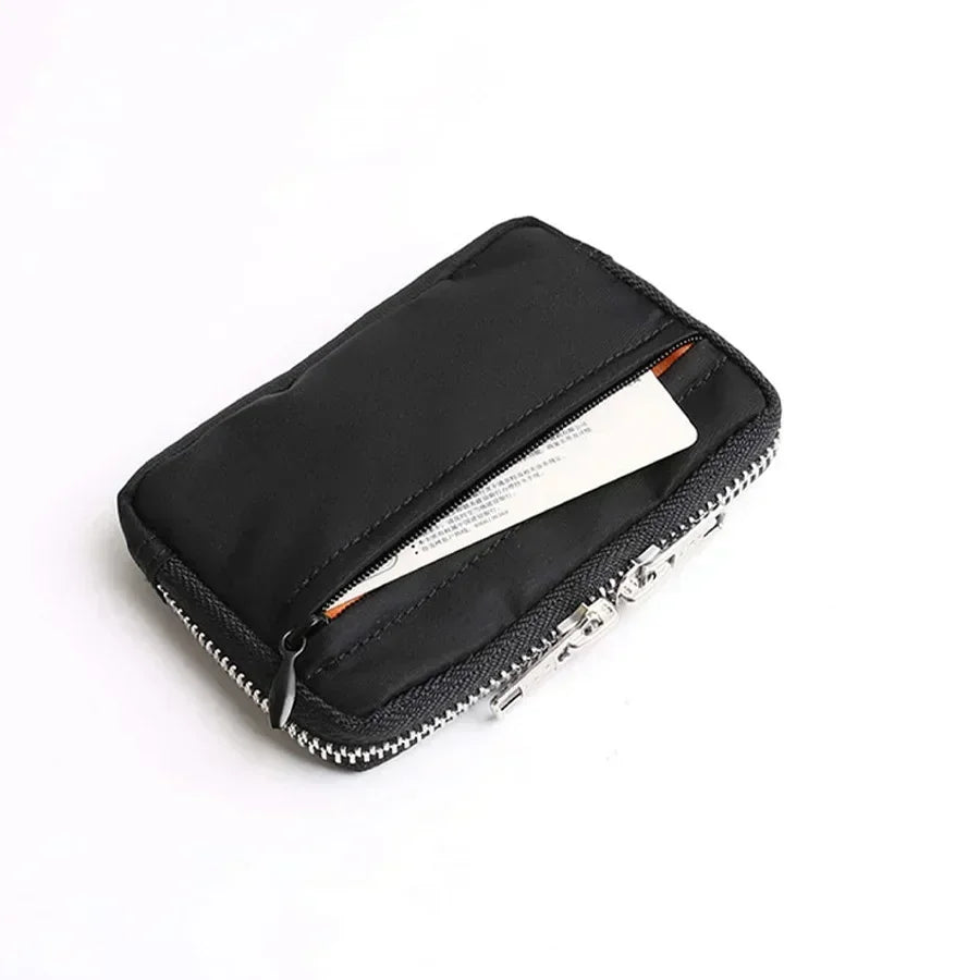 Mini Zip Pouch Wallet & Earbuds Organizer