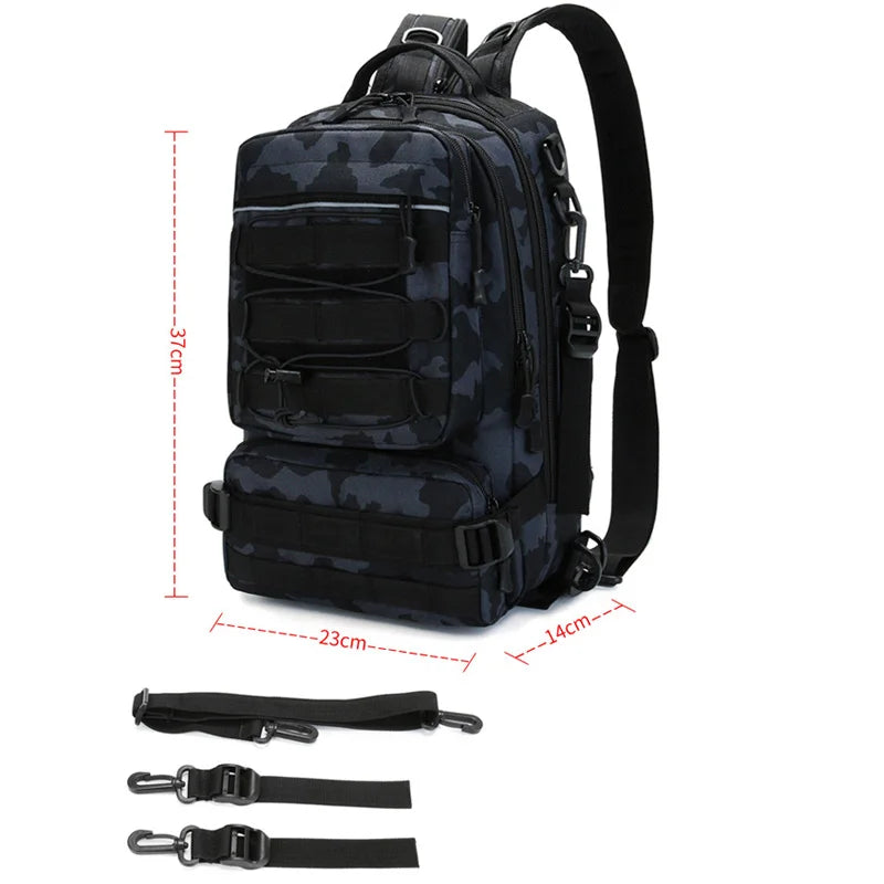 Fishing Tackle Backpack – Tactical Outdoor Gear Storage Bag
