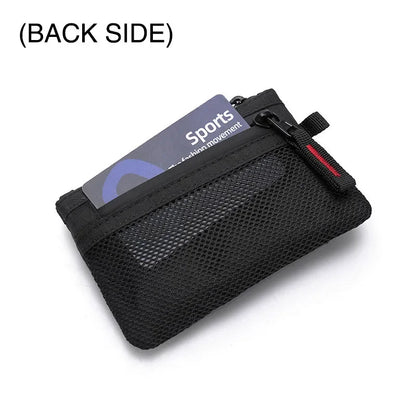 RFID Blocking Slim Wallet – Tactical Nylon Zipper Card Holder