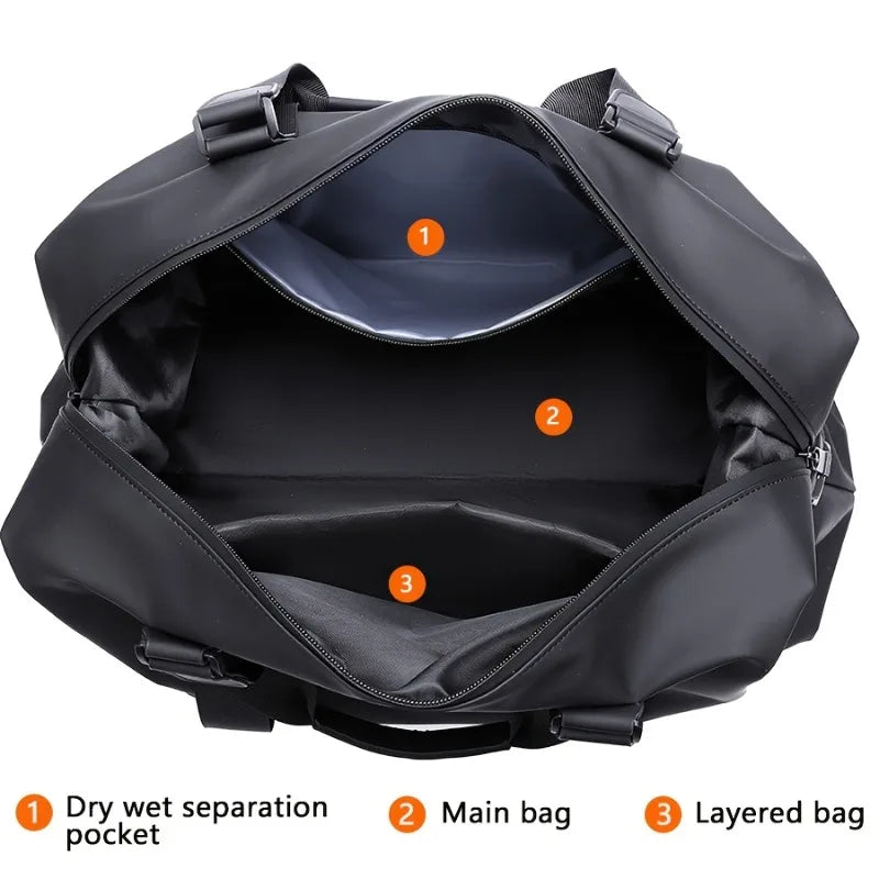 Large Capacity Duffel Bag for Gym, Travel & Overnight Trips
