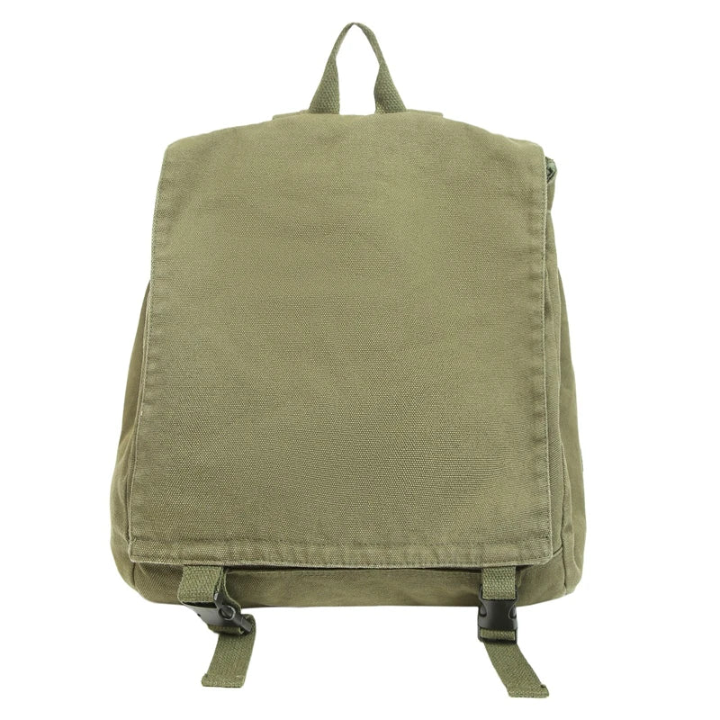 Canvas Backpack for Women – Casual Flip Flap School & Travel Bag