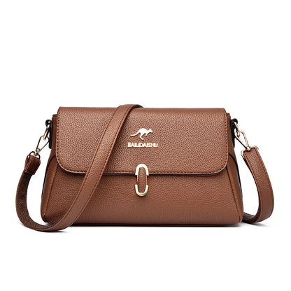 Women's Luxury PU Leather Crossbody Bag – Designer Shoulder Purse