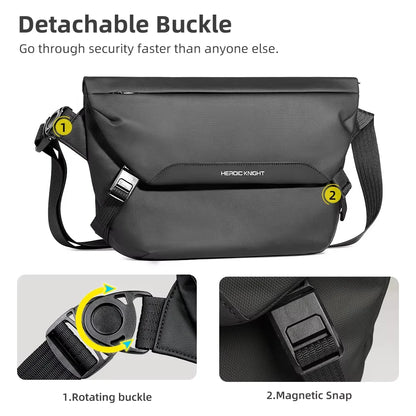 Waterproof Crossbody Bag for Men – Lightweight Messenger Sling Pack