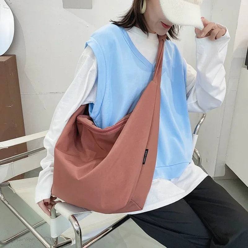 Canvas Tote Bag – Women's Large Casual Shoulder & Messenger Bag