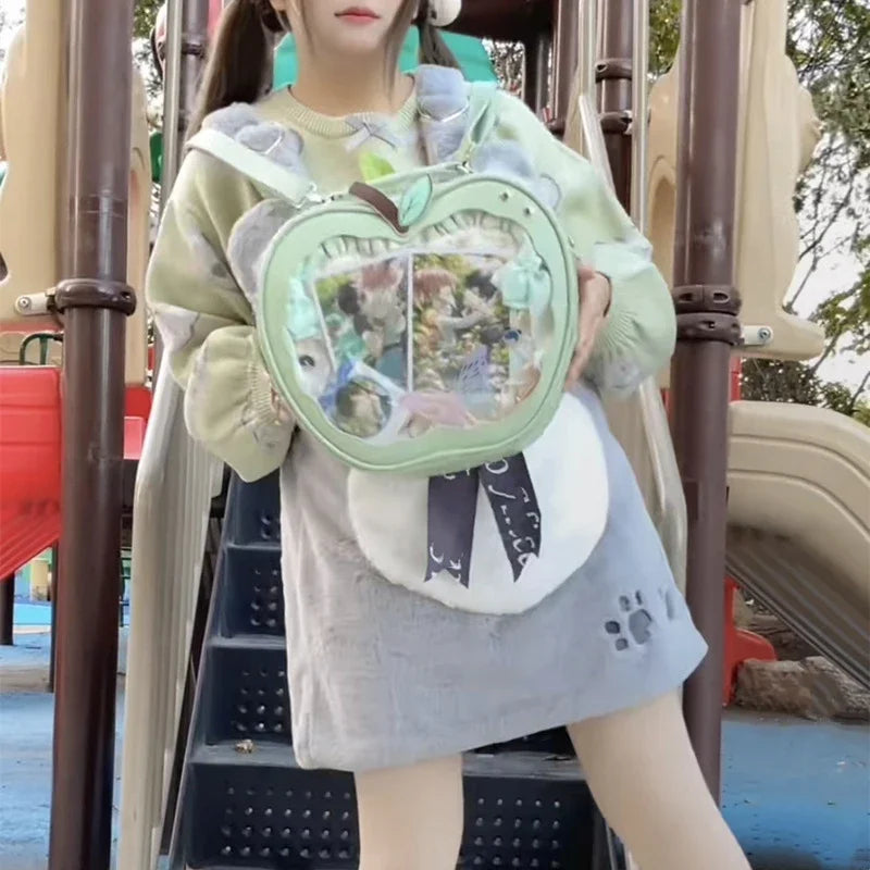 Kawaii Star-Shaped Ita Bag – Cute Harajuku Crossbody Backpack