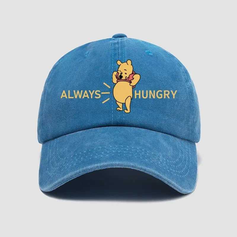 Winnie Pooh Bear Baseball Cap – Cute Anime Sun Hat