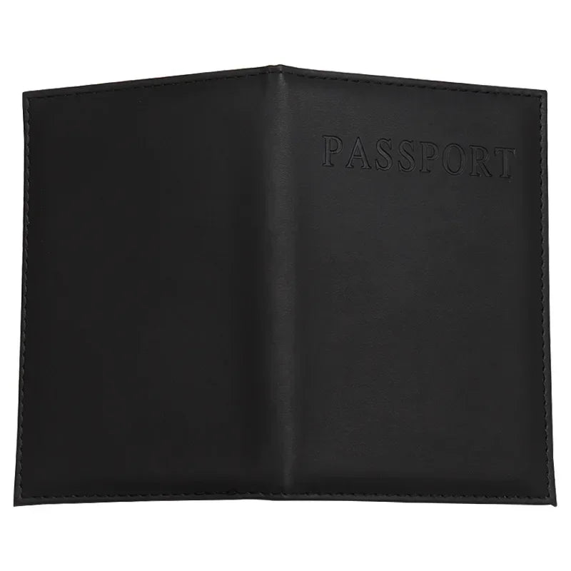 PU Leather Passport Holder – Travel Card Case Wallet