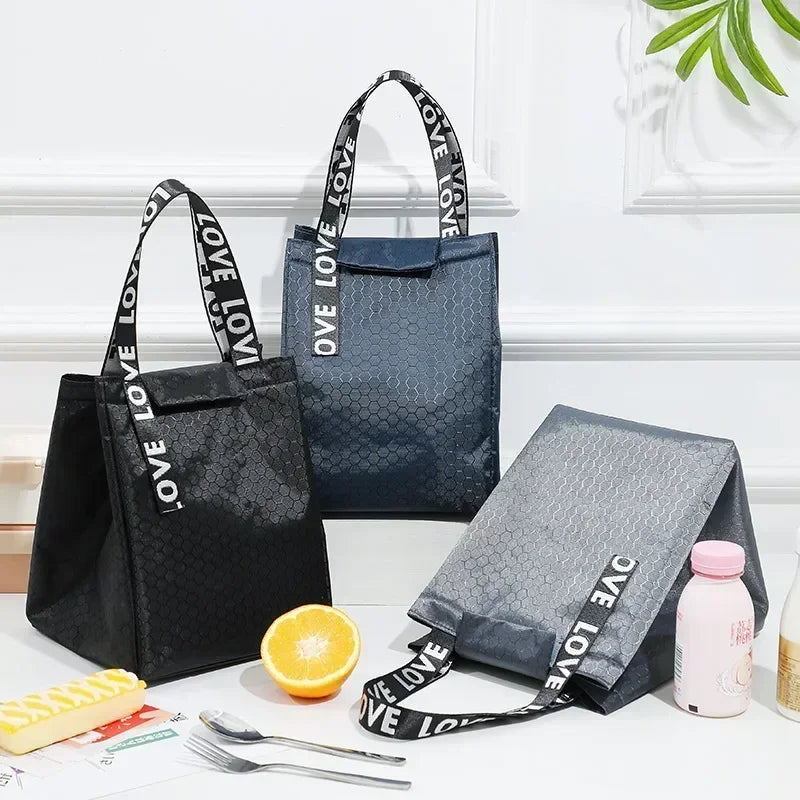 Insulated Lunch Bag Large Capacity Thermal Tote for Work & Picnic