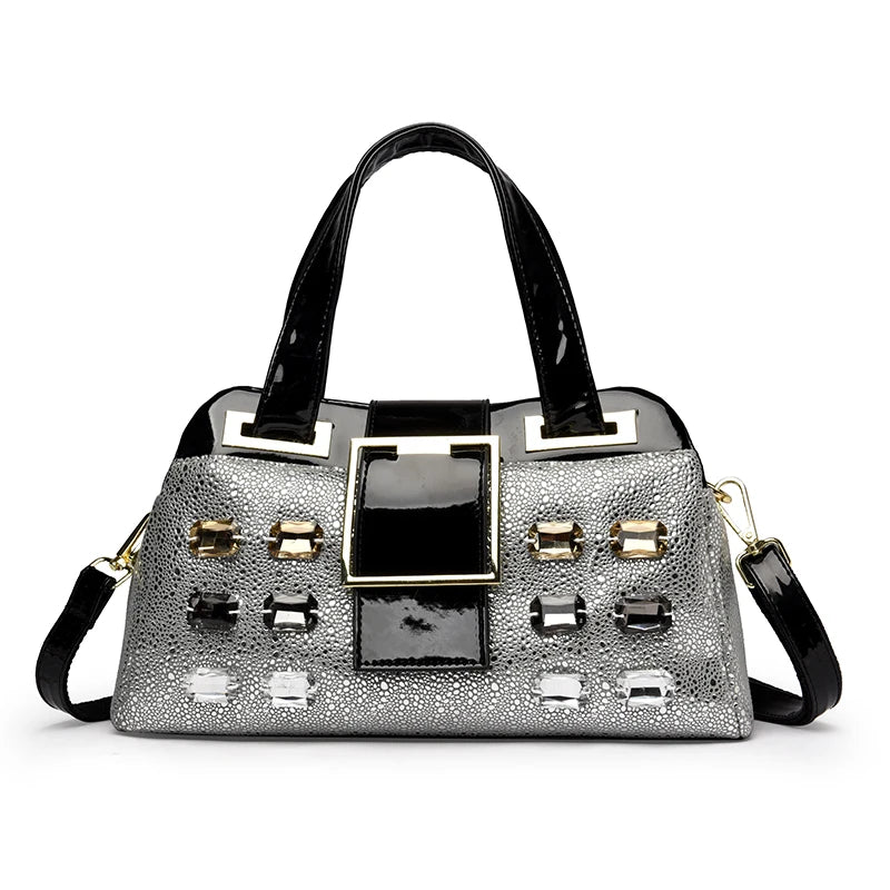 Diamond Embellished Luxury Tote Bag for Women