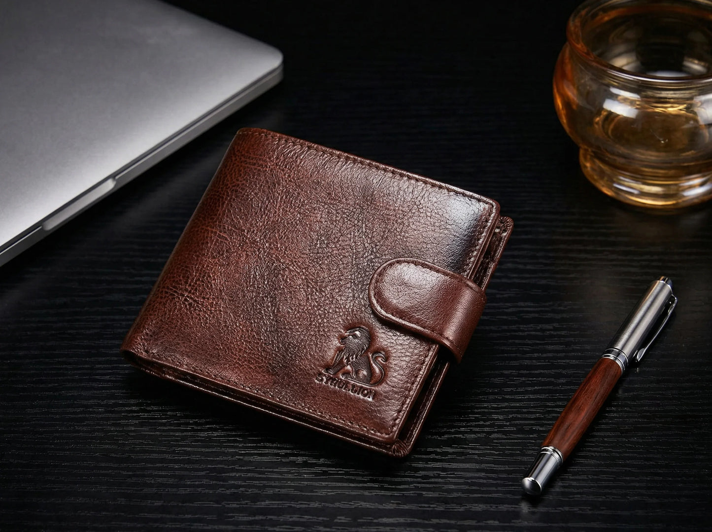 Steel Lion Men's RFID Blocking Genuine Leather Wallet