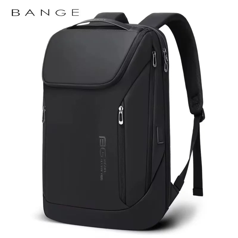 BANGE Waterproof Laptop Backpack 15.6" – USB Charging Business Briefcase