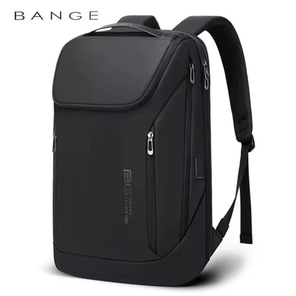 BANGE Waterproof Laptop Backpack 15.6" – USB Charging Business Briefcase