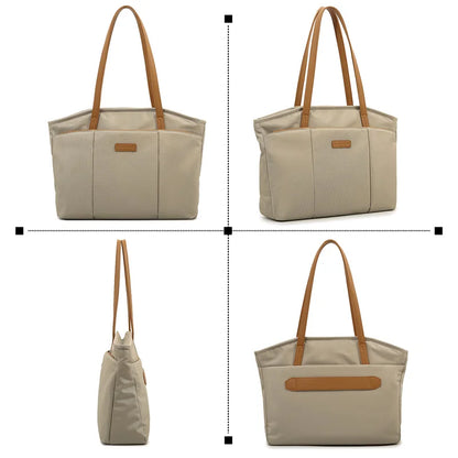 BANGE Women's Large Tote Bag – Padded Shoulder Crossbody for School & Work