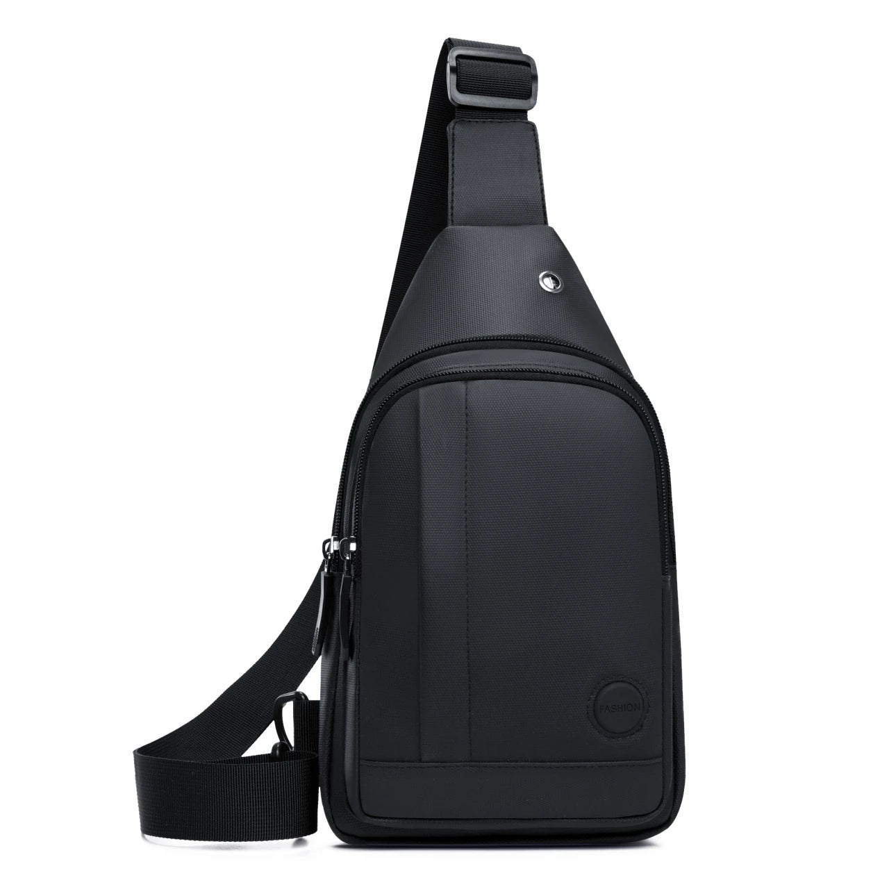 Men's Nylon Sling Chest Bag Waterproof Crossbody Pack