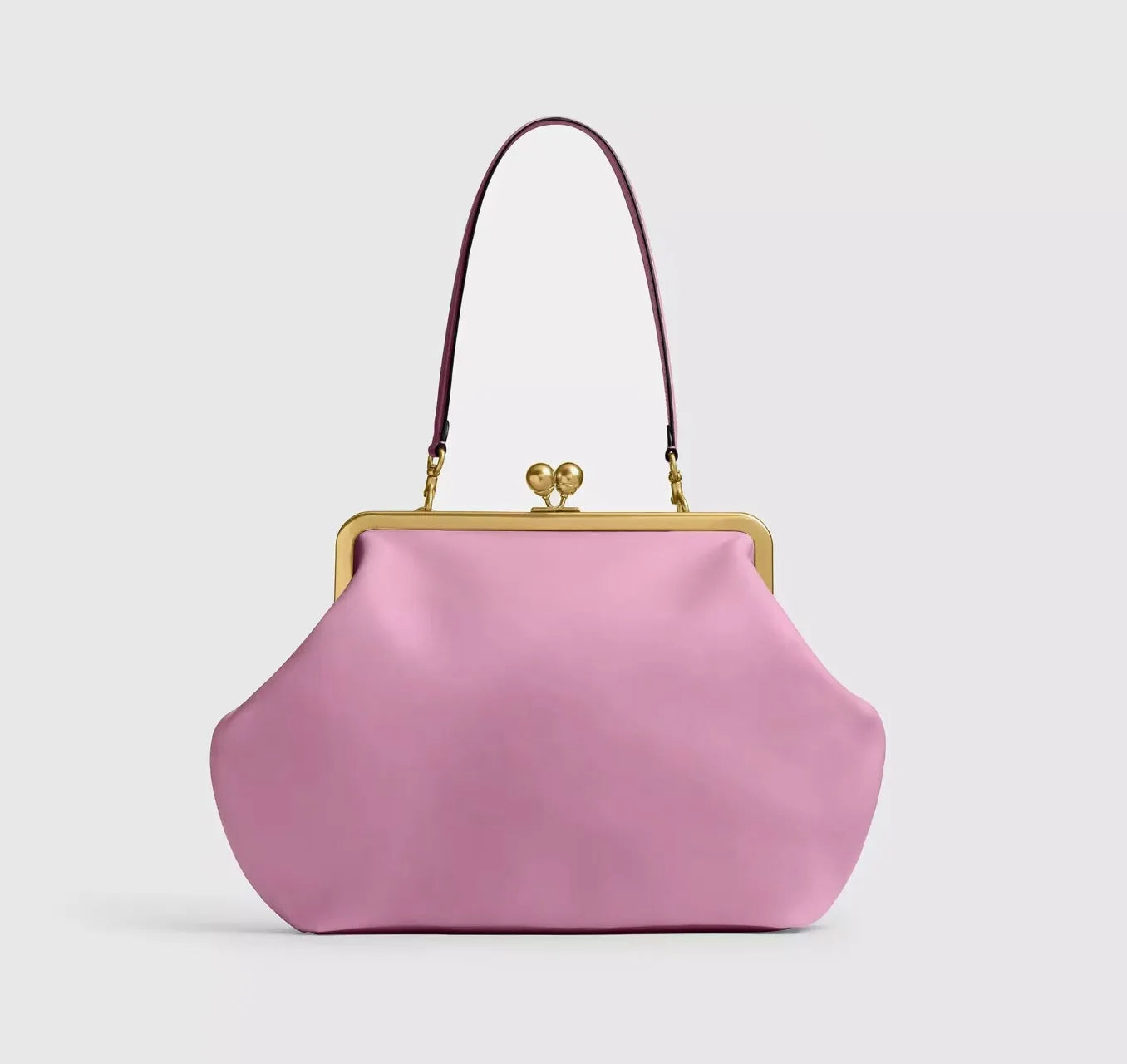 Luxury Clip-Frame Clutch Bag for Women – Soft PU Leather