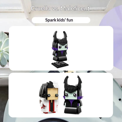 LEGO BrickHeadz 40620 Cruella & Maleficent – Disney Villains Building Set