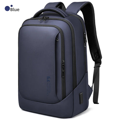 Laptop Backpack for Men, Waterproof Travel Bag with USB Charging Port