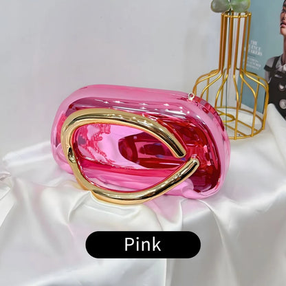 Acrylic Box Clutch Bag Women's Evening Handbag Wedding Party Purse