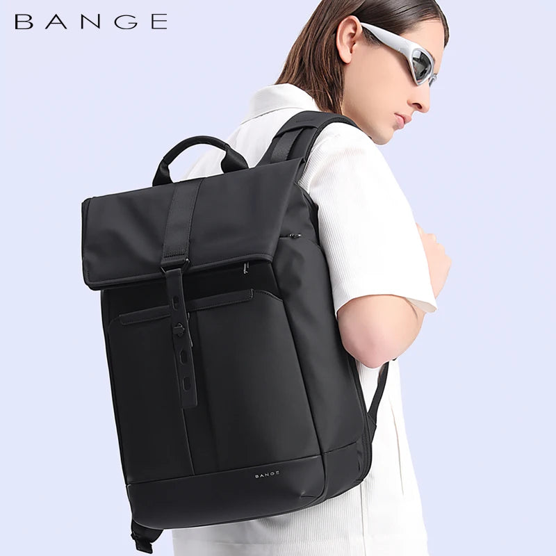 BANGE Anti-Theft Waterproof Laptop Backpack 15.6" – Business & School Bag