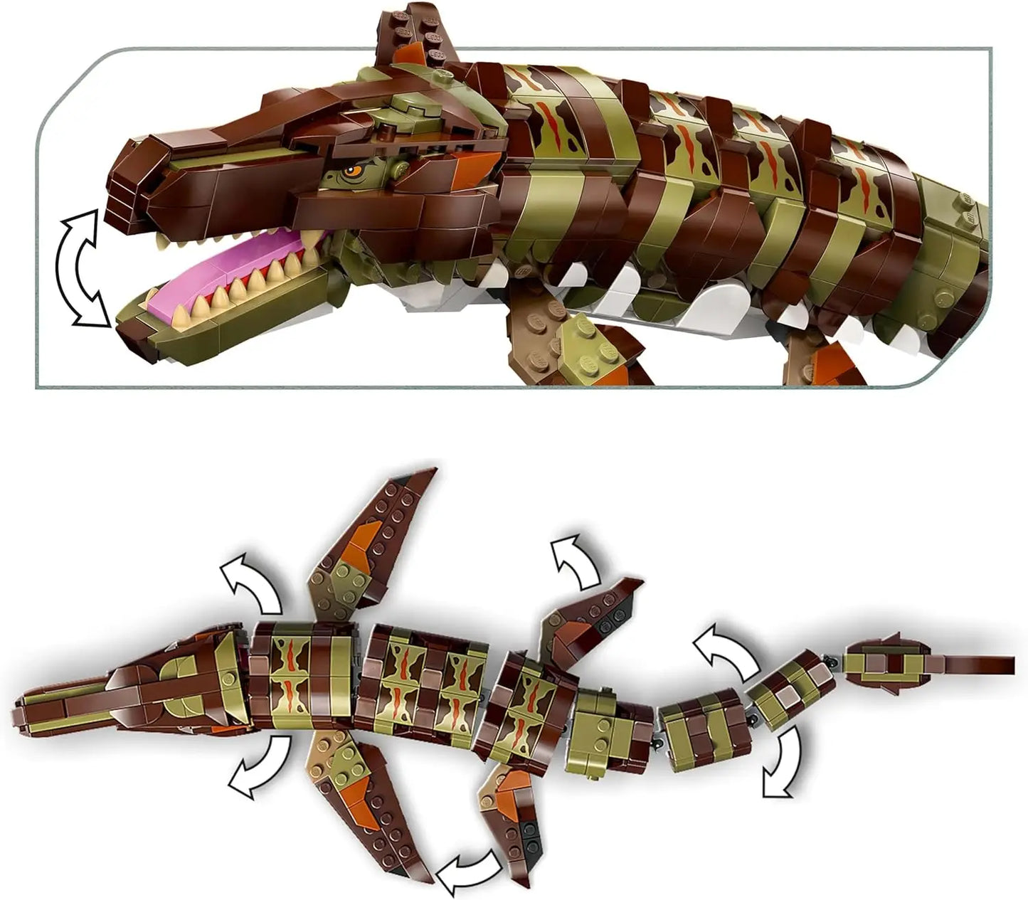 LEGO Jurassic World 76974 Mosasaurus Boat Mission Set