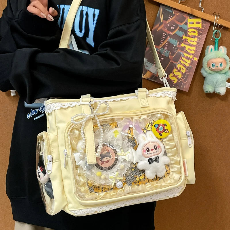 Transparent Ita Bag – Kawaii Crossbody Shoulder Tote