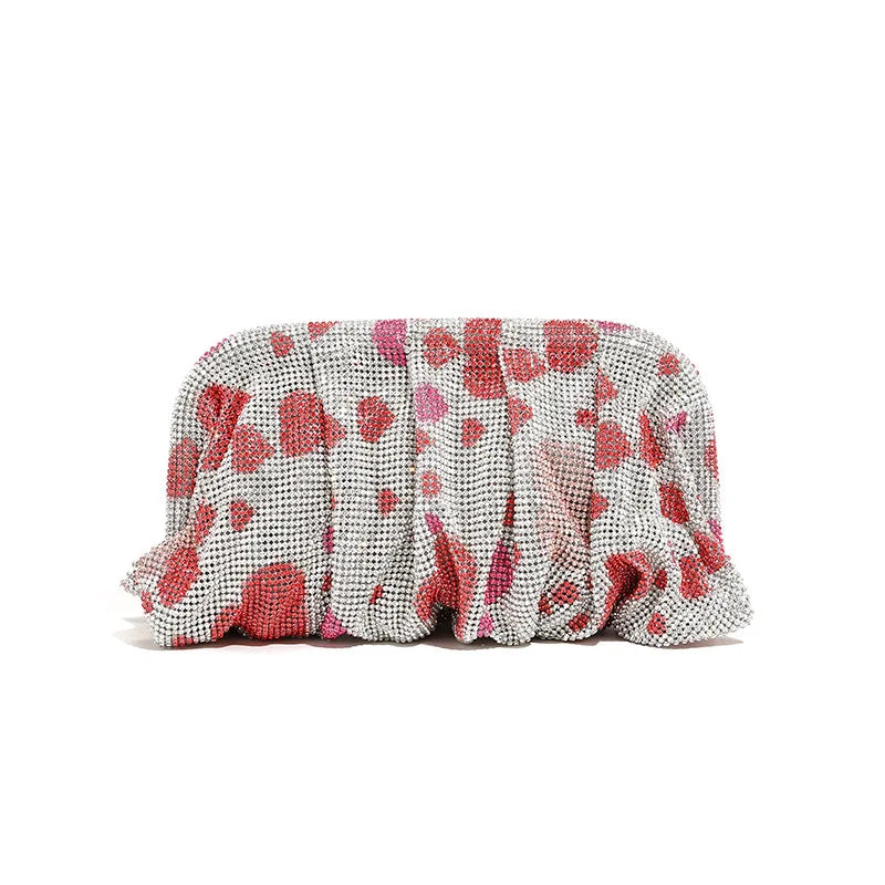 Crystal Evening Clutch Bag – Women's Diamond Party Purse