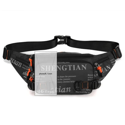 Waterproof Nylon Waist Pack – Men's Running Belt Bag