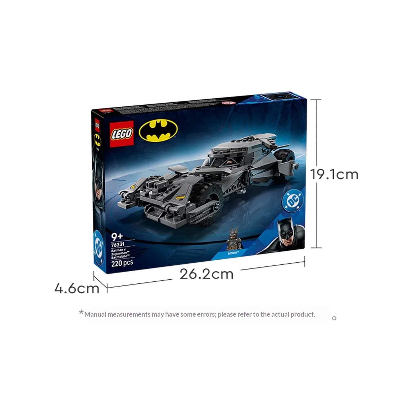 LEGO DC Batman v Superman Batmobile 76331 – 220 Pieces