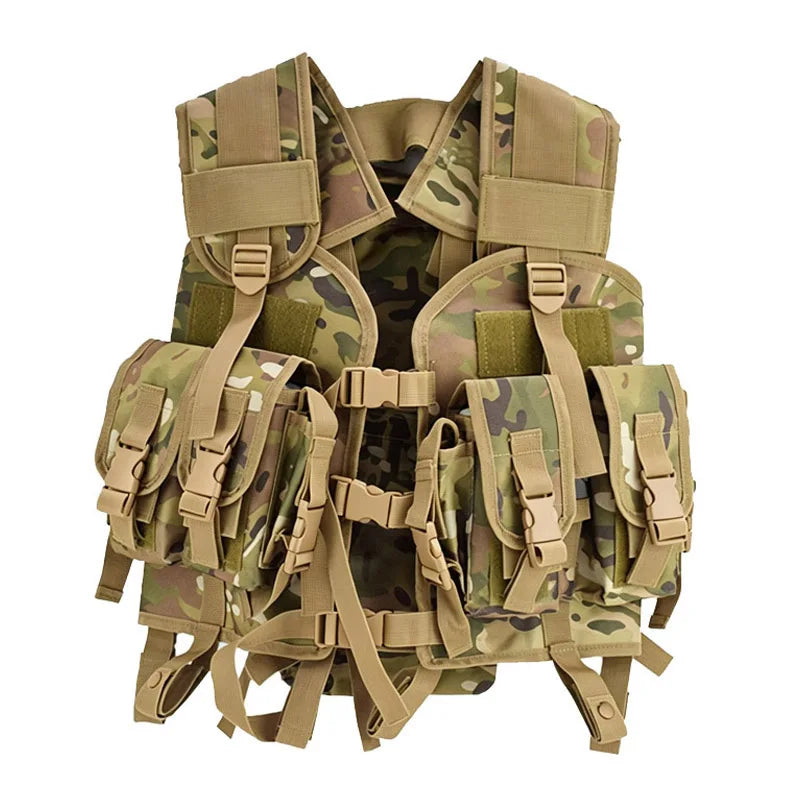 Tactical Shooting Vest with Water Bag – Men's Hunting & Airsoft Gear