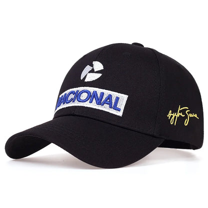 Ayrton Senna Nacional Embroidered Baseball Cap