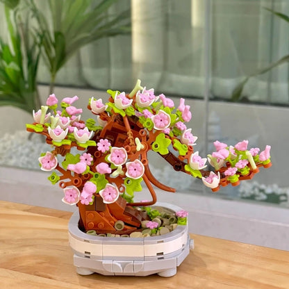 Cherry Blossom Bonsai Building Blocks Set – 462 Pieces