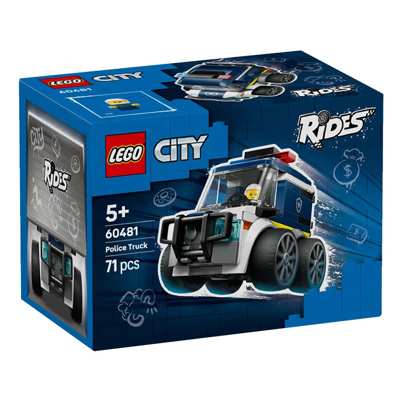 LEGO City 60481 Police Truck Building Set with Officer Minifigure