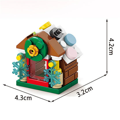 Christmas Building Blocks Set 10-in-1 – Santa, Reindeer & Holiday Figures
