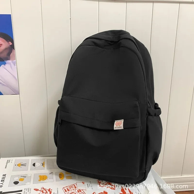Waterproof Nylon Women's Backpack – Lightweight School & Travel Bag