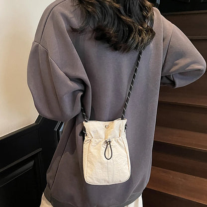 Women's Drawstring Mini Crossbody Shoulder Bag