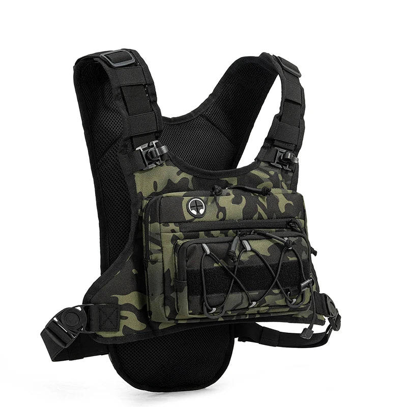 Tactical Running Chest Pack – Outdoor Sports Vest Backpack for Men & Women