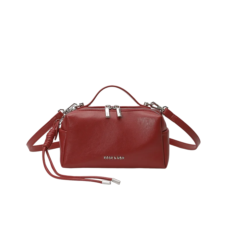 Women's PU Leather Boston Bag – Top Handle Crossbody Shoulder Bag