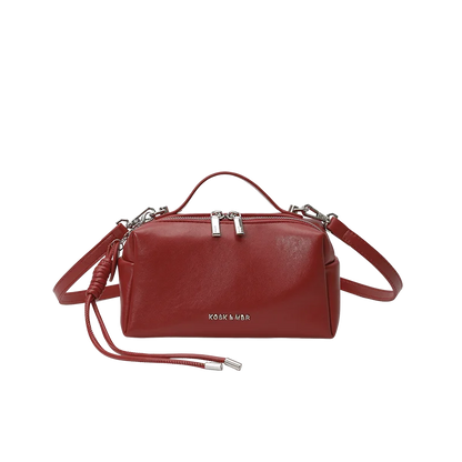 Women's PU Leather Boston Bag – Top Handle Crossbody Shoulder Bag