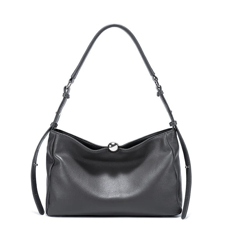 Women's Genuine Leather Crossbody Bag Large Capacity