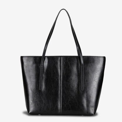 Large Capacity Vintage Leather Tote Bag for Women