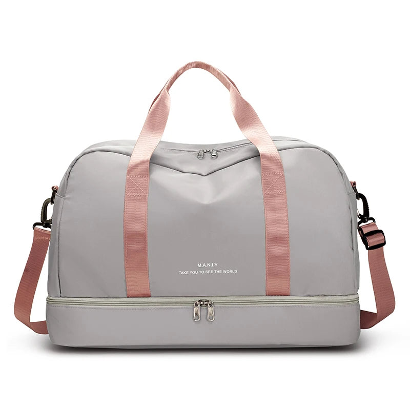 Expandable Travel Duffle Bag | Women's Gym & Weekend Overnight Bag