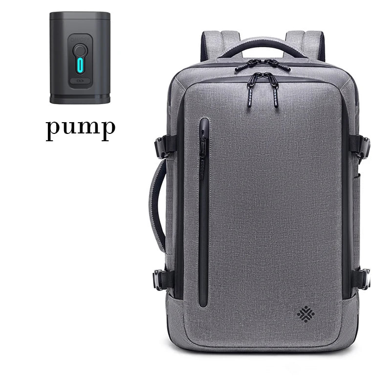 Vacuum Compression Travel Backpack – 16" Laptop, Waterproof, Business & Outdoor