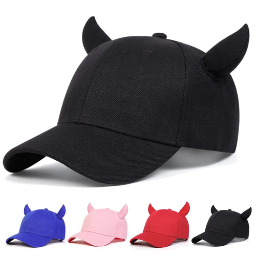 Bull Horn Baseball Cap – Unisex Novelty Hat