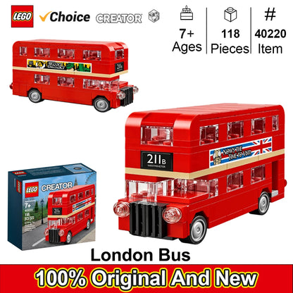 LEGO Creator Double-Decker London Bus Set 40220 – 118 Pieces