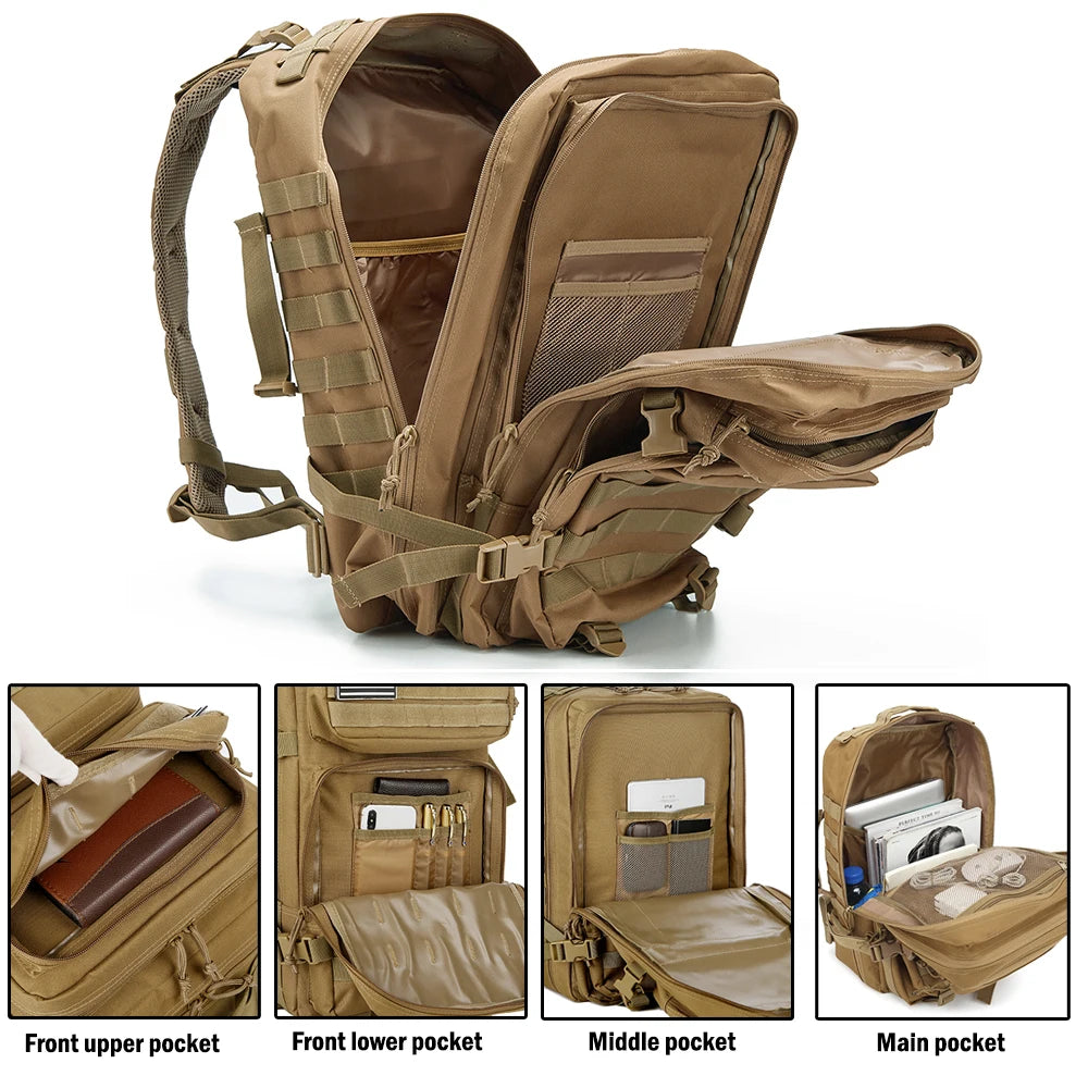 Tactical Backpack Military MOLLE Assault Pack – 30L & 50L