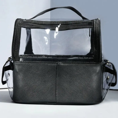 Clear PVC Tote Bag – Stadium Approved Transparent Crossbody for Women