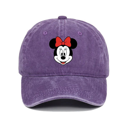 Cartoon Character Baseball Cap – Vintage Washed Unisex Hat