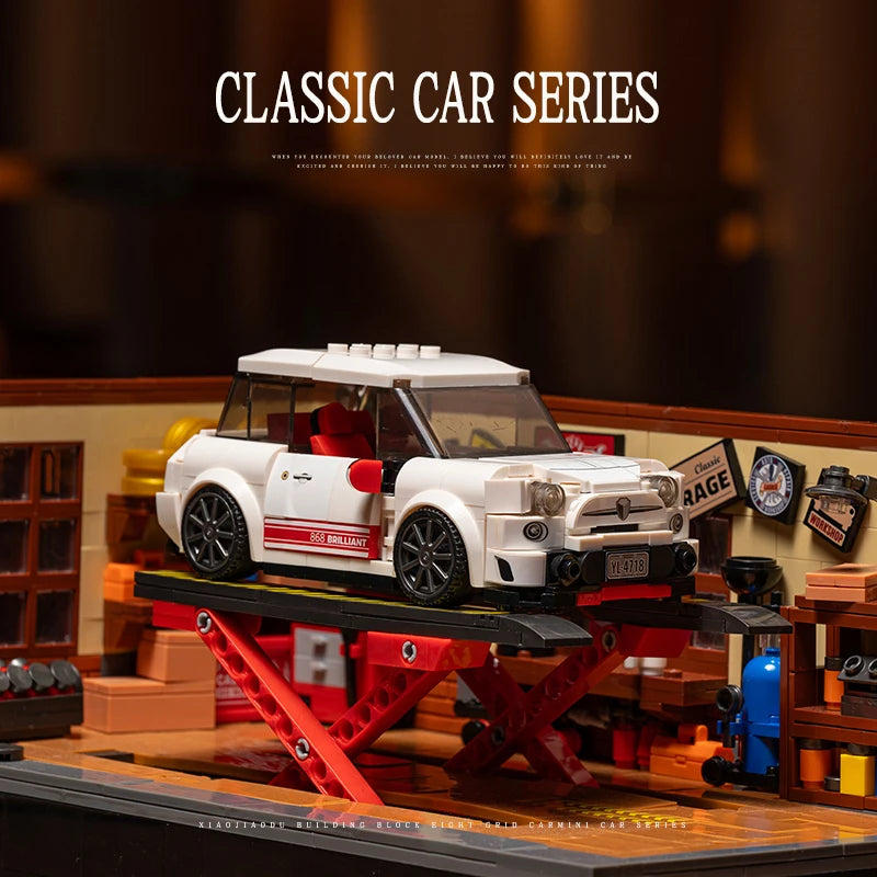 Classic Racing Car Building Blocks Set – 325pcs Sport Brick Model